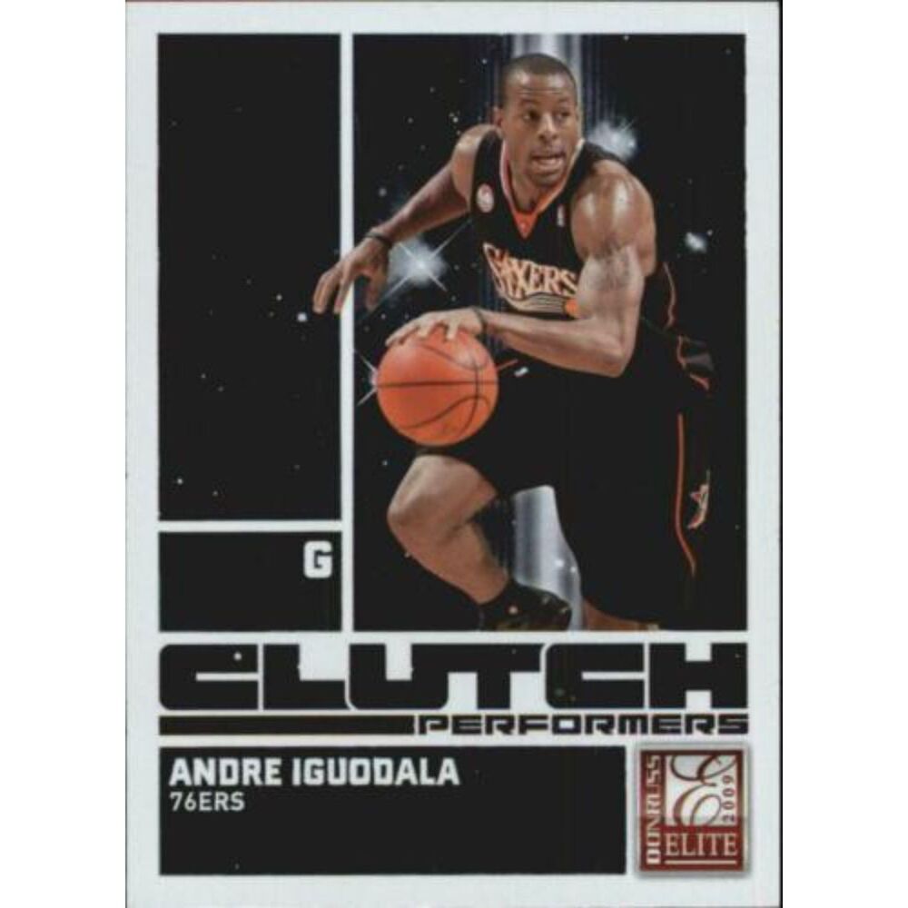 2009 Donruss Elite Clutch Performers Basketball Card - #9 Andrea Iguodala